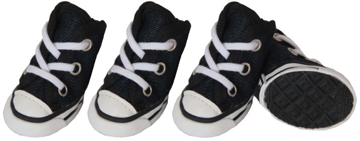 Extreme-Skater Canvas Casual Grip Pet Sneaker Shoes - Set Of 4 (size: X-Small)